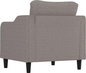 vidaXL Πολυθρόνα Taupe 60 εκ. Υφασμάτινη