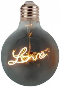 LED V-TAC Λάμπα E27 Special Filament (LOVE) 5W Σφαιρική G125  Amber Θερμό Λευκό 2200K sku2700