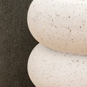Βοηθητικό Τραπεζάκι (Φ35x43) A-S Stonento Totem White 206003B