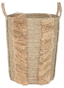 Σετ Καλαθιών Home ESPRIT Φυσικό Θαλασσινό γρασίδι (2 Τεμάχια)