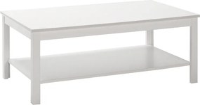 Τραπεζάκι σαλονιού Rustic Megapap χρώμα λευκό 103x60x40εκ.