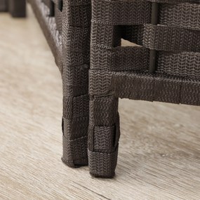 HOMCOM Διαχωριστικό δωματίου 6 πάνελ, πτυσσόμενο, για σαλόνι, υπνοδωμάτιο, γραφείο, καφέ