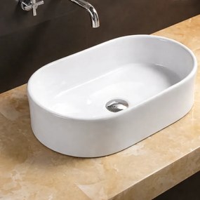 Tema Corona White 55x35 - Νιπτήρας Μπάνιου Επιτραπέζιος