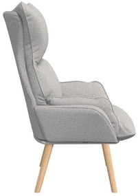 vidaXL Χαλαρωτική Πολυθρόνα Σκούρο γκρι 69 x 74 x 93 εκ. ύφασμα