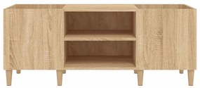 vidaXL Δισκοθήκη Sonoma Δρυς 121 x 38 x 48 εκ. από Επεξεργασμένο Ξύλο
