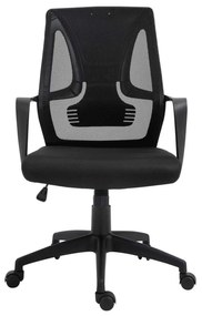 BF2960 Πολυθρόνα Γραφείου Mesh Μαύρο 60x62x99/109cm