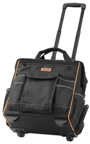 VEVOR Rolling Tool Bag 25 Pockets Heavy Duty Roller Tool Bag on Wheels