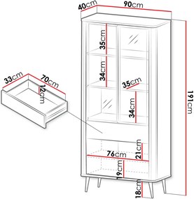 Βιτρίνα Marly Reg II-Mauro