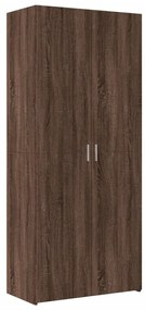 vidaXL Ντουλάπι Καφέ Δρυς 80x42,5x185 εκ. από Επεξεργασμένο Ξύλο