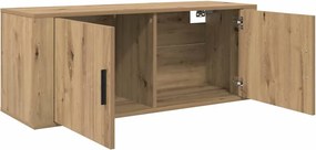 vidaXL Σετ Βαθμιδωτών Ντουλαπιών Τηλεόρασης 3 pcs Artisan Oak