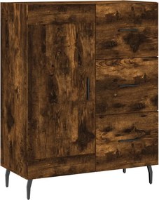 vidaXL Ντουλάπι Καπνιστή Δρυς 69,5x34x180 εκ. από Επεξεργασμένο Ξύλο