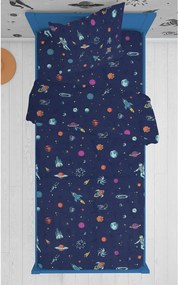 Παπλωματοθήκη Μονή (160x240) Dimcol Space 189 Blue