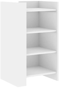 vidaXL Συρταριέρα Λευκή 45x35x75 εκ. από Επεξεργασμένο Ξύλο
