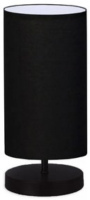 Φωτιστικό επιτραπέζιο Winkler Megapap ύφασμα/ξύλο/μέταλλο χρώμα μαύρο 15x24x30εκ. - 0123724