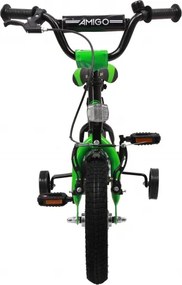 BMX Fun 12 Inch 21 cm Boys Coaster Brake Green/Matte black