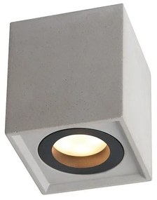 Φωτιστικό Οροφής - Σποτ MK131S10G 1ΧGU10 8,5X8,5XH10 Grey Aca Decor Cement