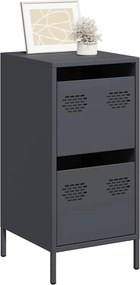 vidaXL Ντουλάπι Ανθρακί 35x39x73,5 εκ. από Χάλυβα Ψυχρής Έλασης