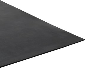 vidaXL Μάτ δαπέδου Μαύρο 1,2 x 5 μ Λάστιχο