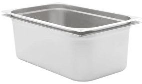 vidaXL Λεκάνες Gastronorm 2 τεμ. GN 1/1 200 χιλ. από Ανοξείδωτο Ατσάλι