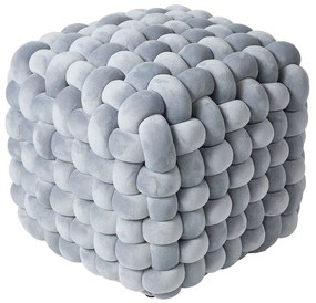 Πουφ (43x43x40) Das Home Stool line Γκρι