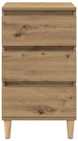vidaXL Κομοδίνο artisan δρυς 40 x 35 x 70 εκ. Επεξεργασμένο ξύλο