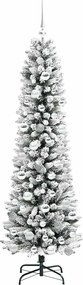 vidaXL Τεχνητό Χριστουγεννιάτικο Δέντρο με 300 LED Λευκό 180 cm