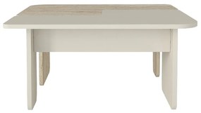 ΤΡΑΠΕΖΑΚΙ ΣΑΛΟΝΙΟΥ ΣΕΤ 2ΤΜΧ SEVILLA MEGAPAP ΧΡΩΜΑ SANDSTONE - TRAVERTINE 75X75X37,4ΕΚ.
