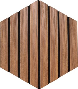 3D Πάνελ Τοίχου Ξύλινα (Σετ 3τμχ) A-S Colva Brown 212904B
