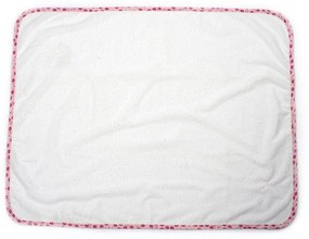Σελτεδάκι Αδιάβροχο Floral 61 50X80 White-Coral DimCol 50x80cm 100% Βαμβάκι