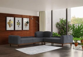 Stewehome Σετ γωνιακού καναπέ για σαλόνι