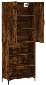 vidaXL Ντουλάπι Καπνιστή Δρυς 69,5x34x180 εκ. από Επεξεργασμένο Ξύλο
