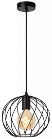 Φωτιστικό Κρεμαστό Lucide 21428-25-30 DANZA Μαύρο Ματ (Black Mat)