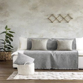 Ριχτάρι Satori Grey Nima Πολυθρόνα 180x180cm Ακρυλικό,Βαμβάκι, Polyester