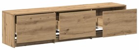 vidaXL Έπιπλο Τηλεόρασης με συρτάρι Artisan Oak 162.5 x 34 x 40 cm