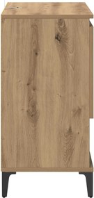 vidaXL Πλαϊνό γραφείο Artisan Oak 60 x 35 x 70 cm Επεξεργασμένο ξύλο