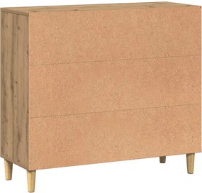 vidaXL Ντουλάπι Αρτισιανή Δρυς 90 x 34 x 80 εκ. από Επεξεργασμένο Ξύλο