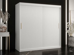 Ντουλάπα Hartford H126, Άσπρο, 200x180x62cm, 149 kg, Πόρτες ντουλάπας: Ολίσθηση, Αριθμός ραφιών: 9, Αριθμός ραφιών: 9 | Epipla1.gr