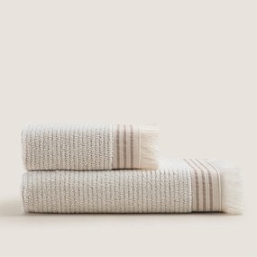 Stewehome Πετσέτα χεριών από μπαμπού φυσική Μπεζ 45x45 cm