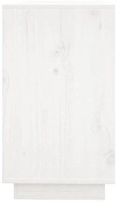 Μπουφές με Συρτάρια Λευκός 111x34x60 εκ. από Μασίφ Ξύλο Πεύκου - Λευκό