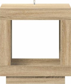 vidaXL Τραπεζάκι Πλευράς Sonoma Δρυς 60 x 40 x 65 εκ.