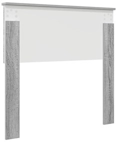 vidaXL Κεφαλάρι με κεφαλάρι Γκρίζο Σονομα 90 cm Επεξεργασμένο ξύλο