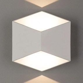 Φωτιστικό Τοίχου - Απλίκα Triangled 8143 17x17,2cm 2xLed 750lm 5W 3000K White Nowodvorski