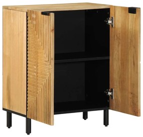 vidaXL Sideboard καφέ 60x33x75 cm μασίφ ξύλο Mango