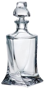 Καράφα Ουίσκι 85cl QUADRO - Crystal Bohemia