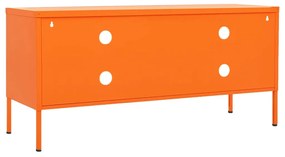 vidaXL Έπιπλο Τηλεόρασης Πορτοκαλί 105x35x50 εκ. από Ατσάλι