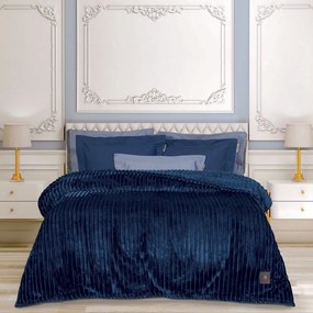 Κουβέρτα 3487 Fleece Blue Greenwich Polo Club Μονό 160x200cm Πολυέστερ