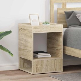 vidaXL End Table 2 pcs Δρύς Sonoma 40 x 40 x 56 εκ. Επεξεργασμένο ξύλο