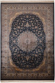Χαλί Qum 2016C Navy Βιοκαρπέτ 160X230cm