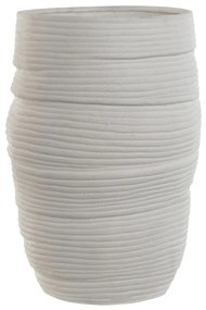 Βάζο Home ESPRIT Λευκό Κεραμικά 27 x 27 x 37 cm