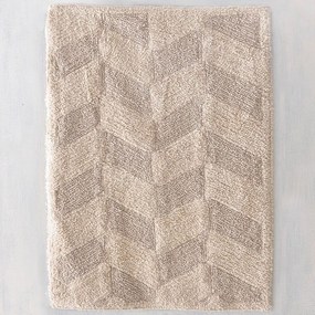 Ταπέτο Μπάνιου Manila 01 Beige Ρυθμός 60Χ90 100% Cotton